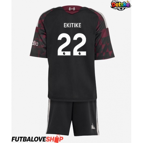 Dres Liverpool Hugo Ekitike #22 Tretina pre deti 2026-27 Krátky Rukáv (+ trenírky)